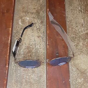 Men's Hurley Big Show 553mm Round Polarized Sunglass Shiny Brown